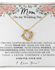 Mom | My Wedding Day (Love Knot Necklace)