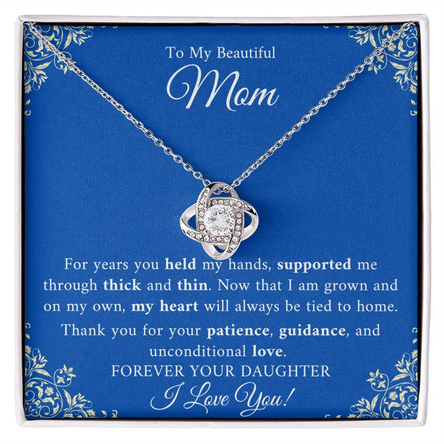 Mom | Unconditional Love ( Love Knot Necklace)