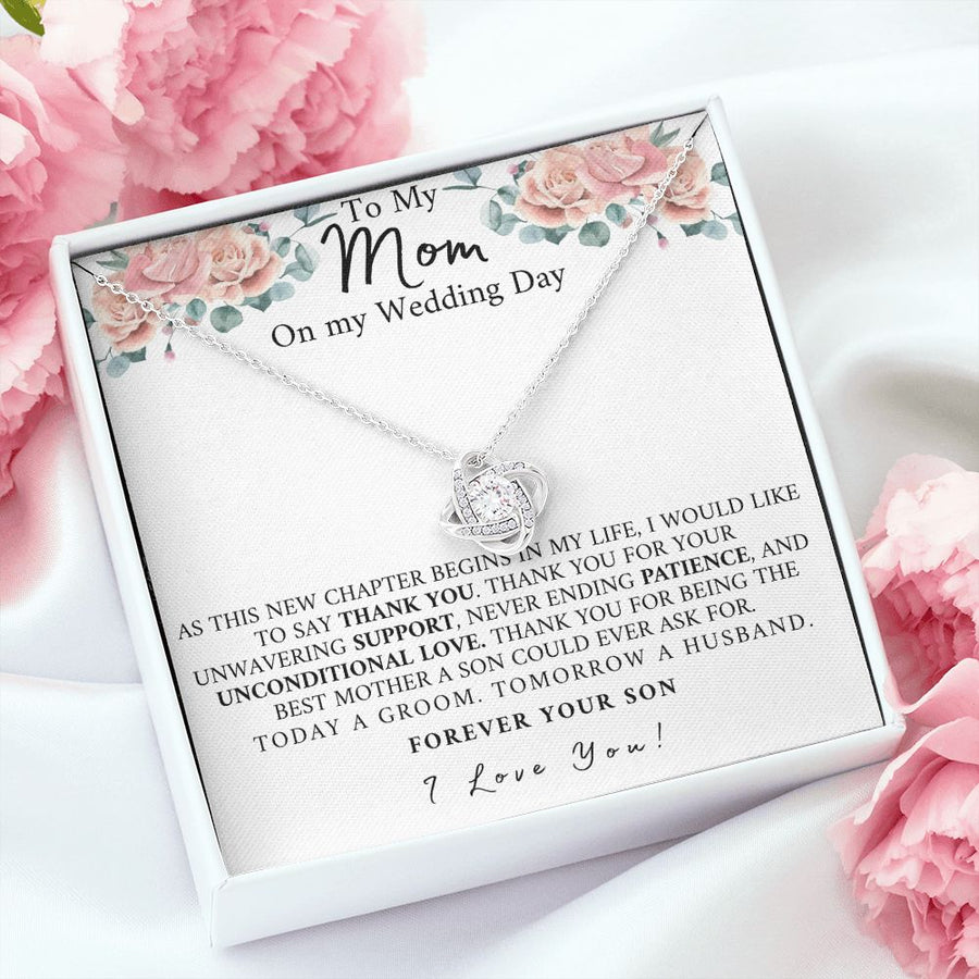 Mom | My Wedding Day (Love Knot Necklace)