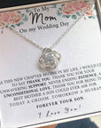 Mom | My Wedding Day (Love Knot Necklace)