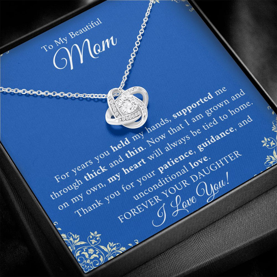 Mom | Unconditional Love ( Love Knot Necklace)