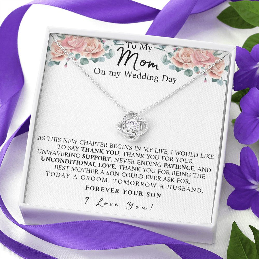 Mom | My Wedding Day (Love Knot Necklace)