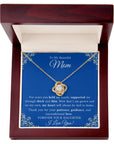 Mom | Unconditional Love ( Love Knot Necklace)