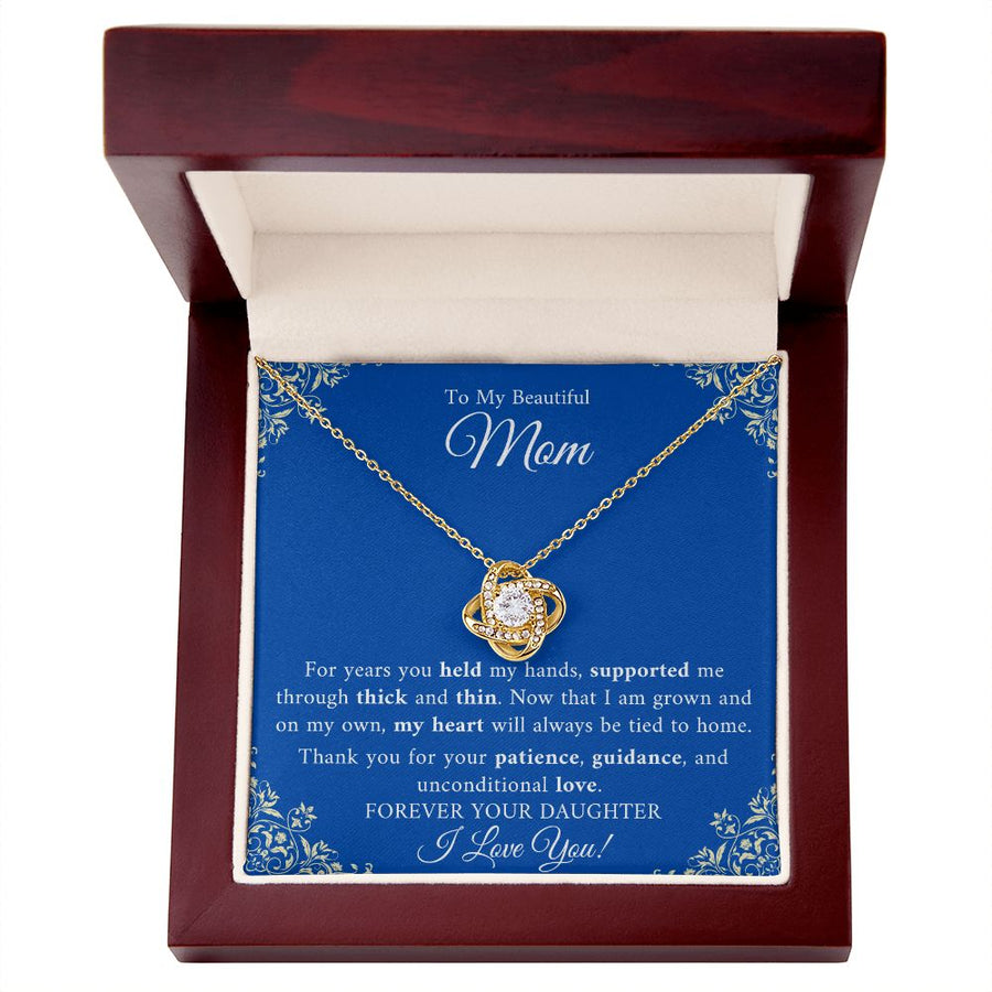 Mom | Unconditional Love ( Love Knot Necklace)