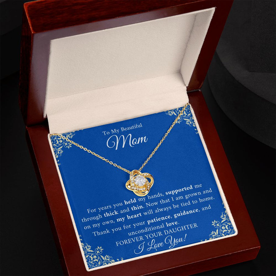 Mom | Unconditional Love ( Love Knot Necklace)