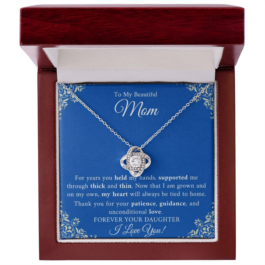 Mom | Unconditional Love ( Love Knot Necklace)