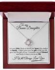 Bonus Daughter | Heart makes family (Love Knot Necklace)