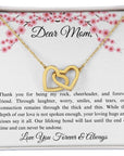 Mom | My Rock (Interlocking Hearts necklace)