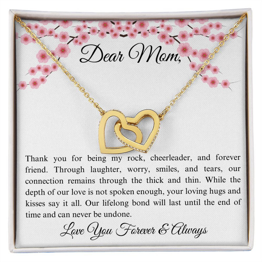 Mom | My Rock (Interlocking Hearts necklace)