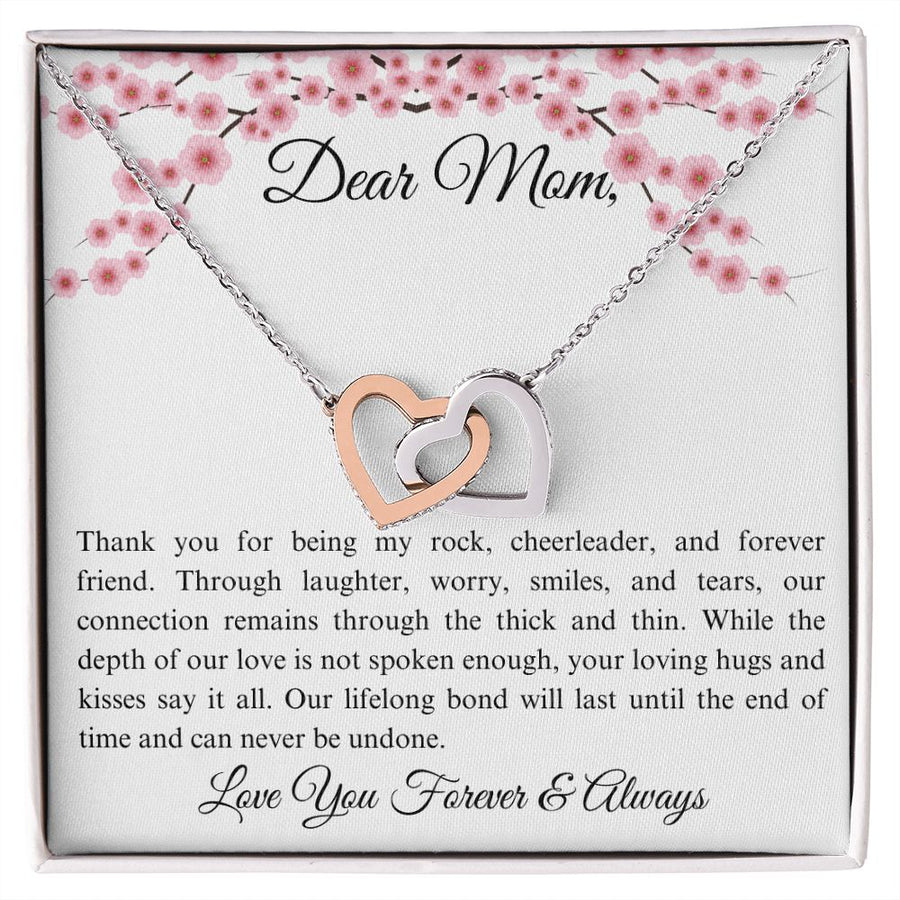 Mom | My Rock (Interlocking Hearts necklace)