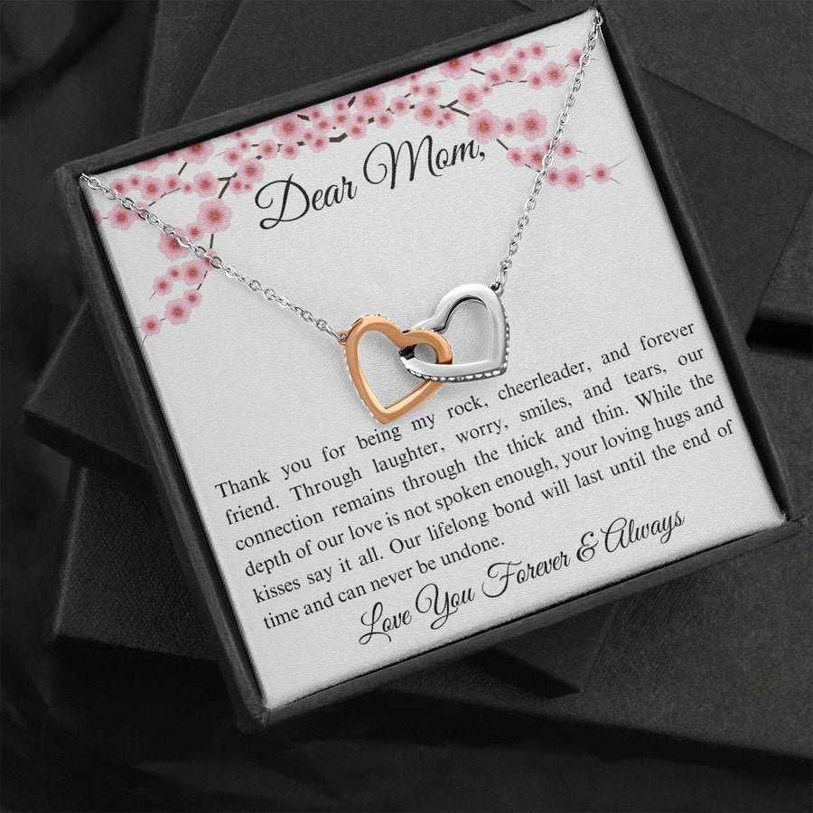 Mom | My Rock (Interlocking Hearts necklace)