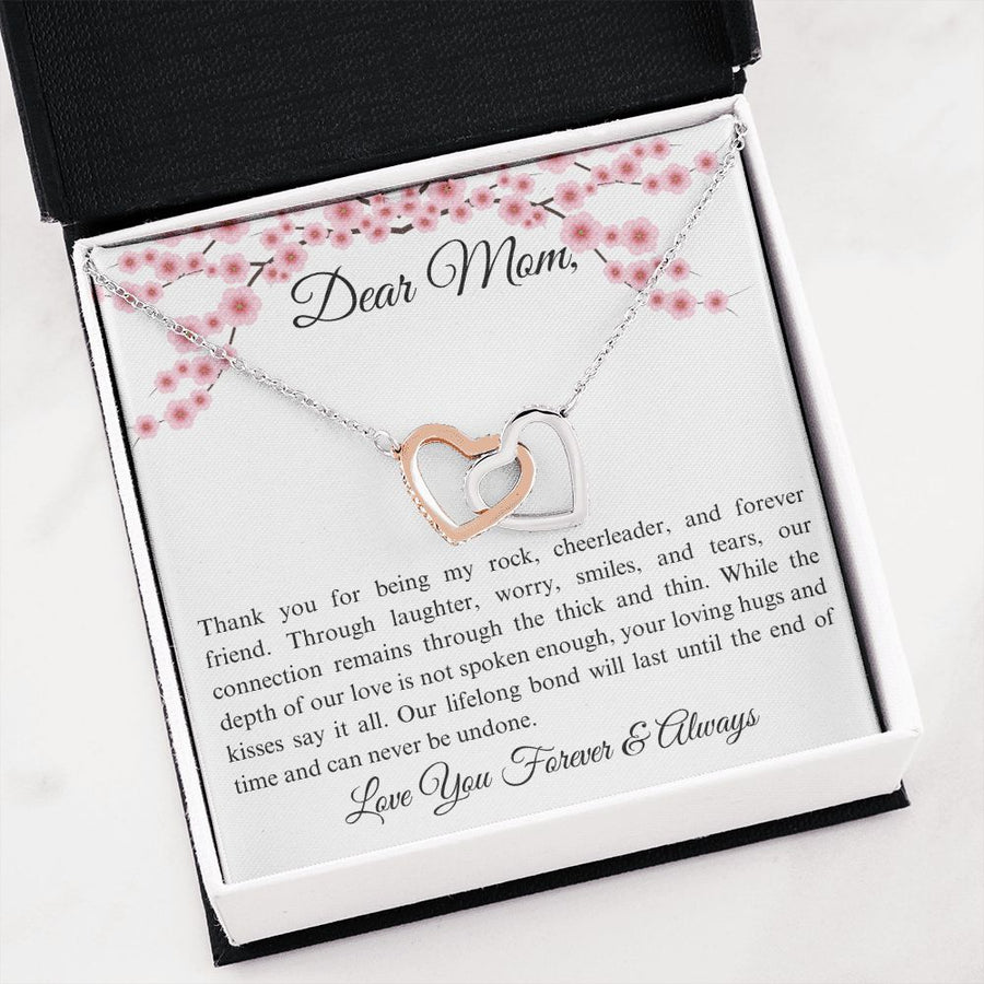 Mom | My Rock (Interlocking Hearts necklace)