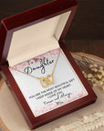 Daughter | My Heart ( Interlocking Hearts necklace)