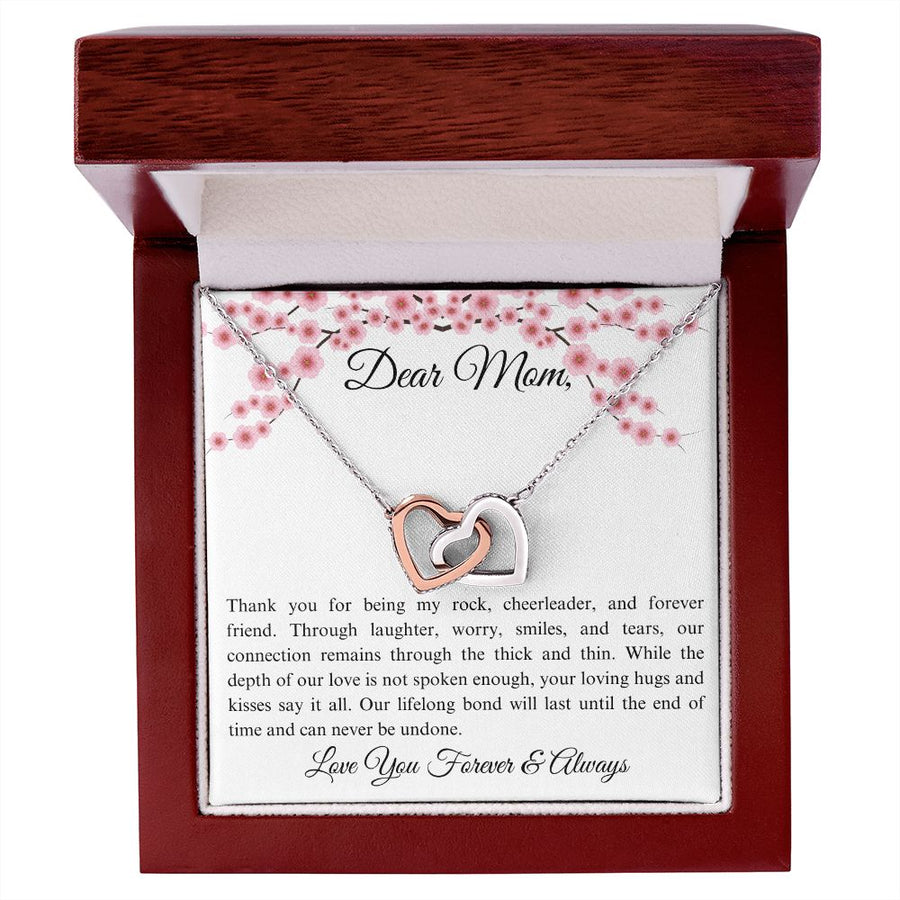 Mom | My Rock (Interlocking Hearts necklace)