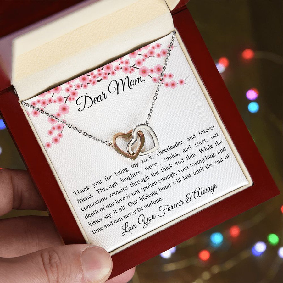 Mom | My Rock (Interlocking Hearts necklace)