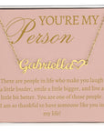 You're My Person Personalized Name Necklace+Heart