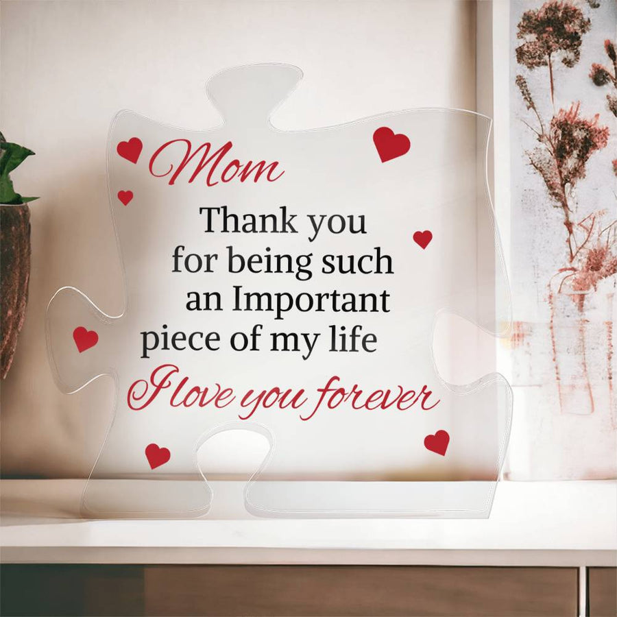 Acrylic Heartwarming Mom Puzzle