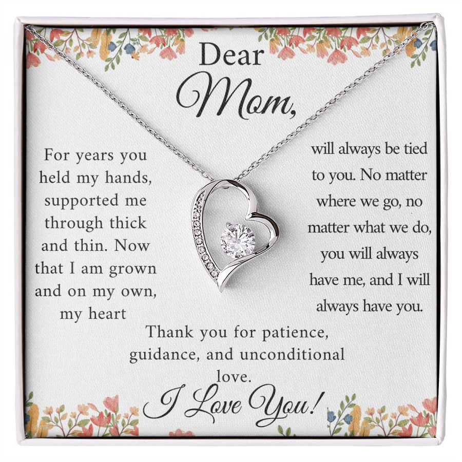 Mom | You Held My Hands ( Forever Love Necklace )