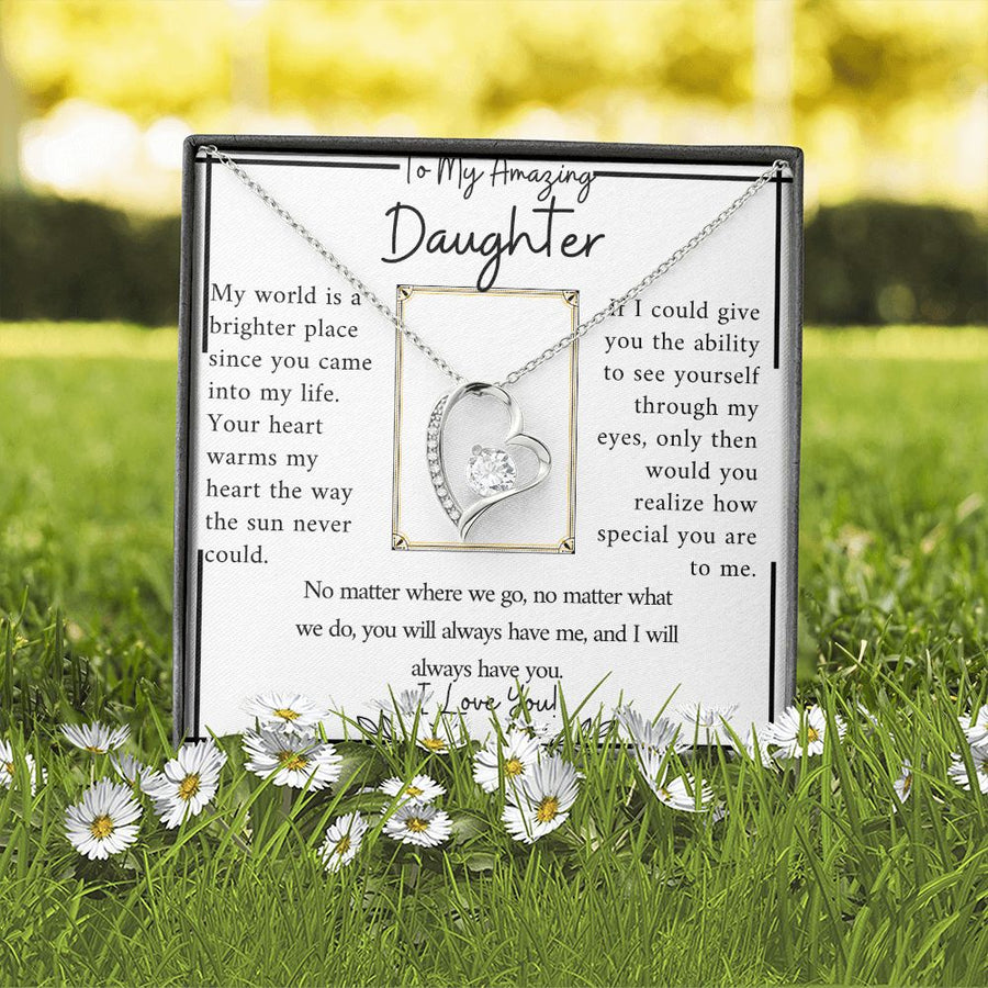 Amazing Daughter | No Matter Where ( Forever Love Necklace)