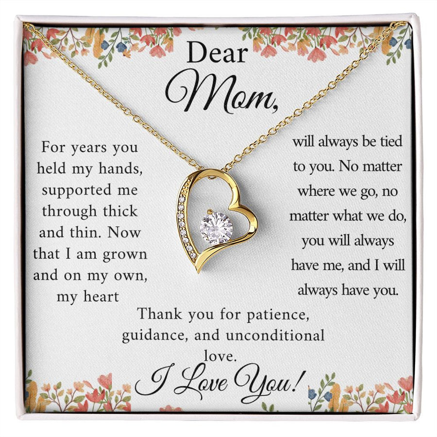 Mom | You Held My Hands ( Forever Love Necklace )