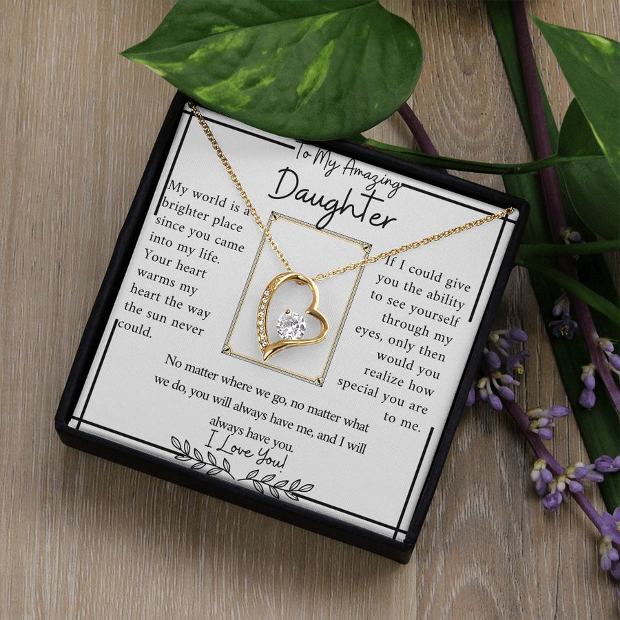 Amazing Daughter | No Matter Where ( Forever Love Necklace)