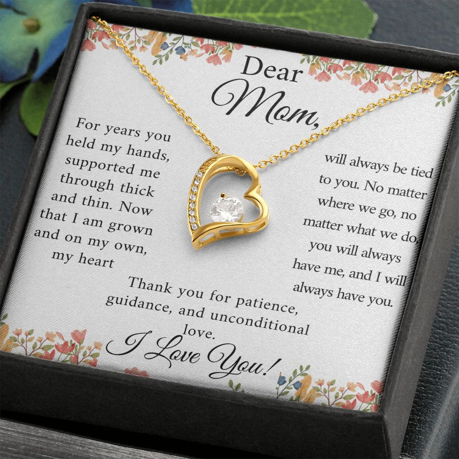 Mom | You Held My Hands ( Forever Love Necklace )