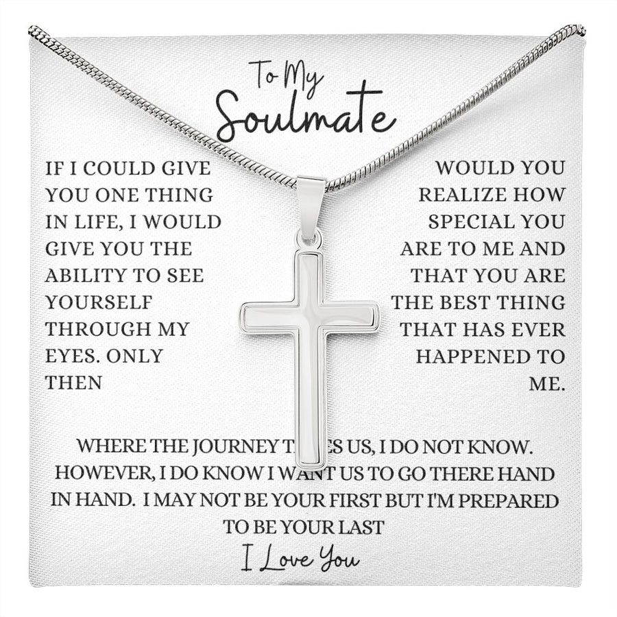 Soulmate | The Journey (Stainless Steel Cross Necklace)