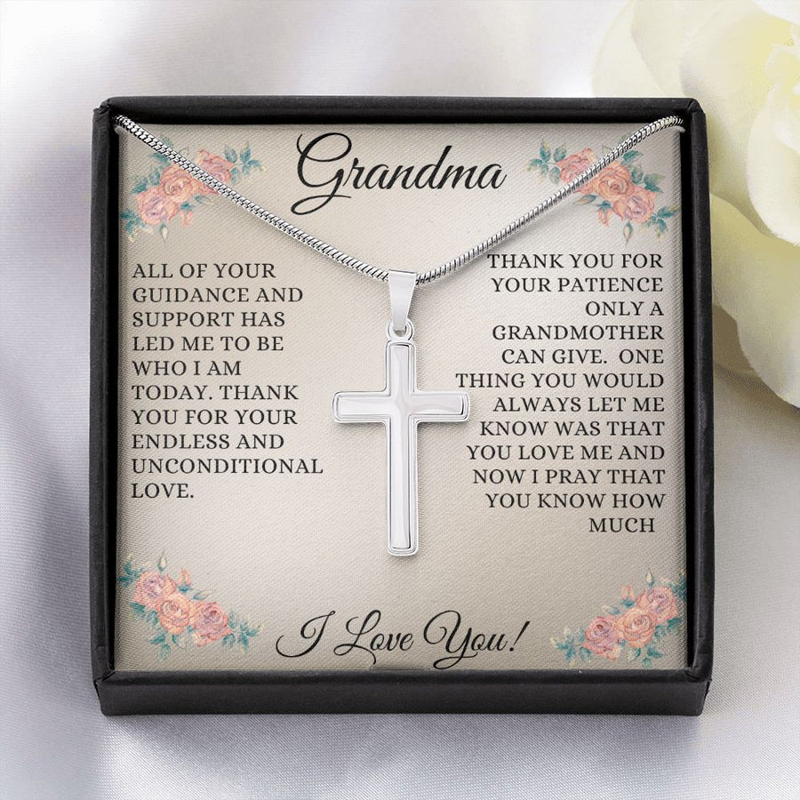 Grandmother | Thank you ( Cross Necklace)