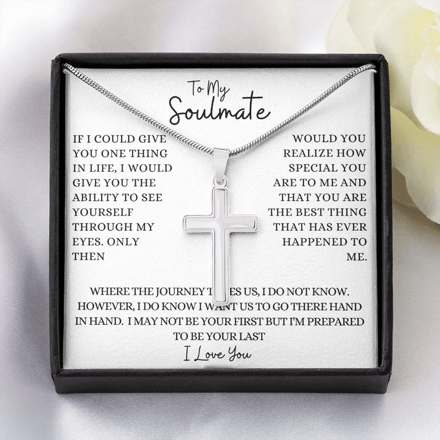 Soulmate | The Journey (Stainless Steel Cross Necklace)