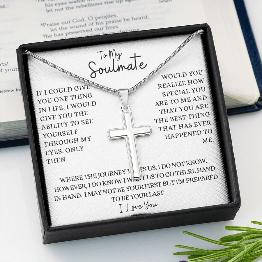 Soulmate | The Journey (Stainless Steel Cross Necklace)