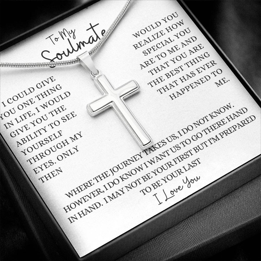 Soulmate | The Journey (Stainless Steel Cross Necklace)