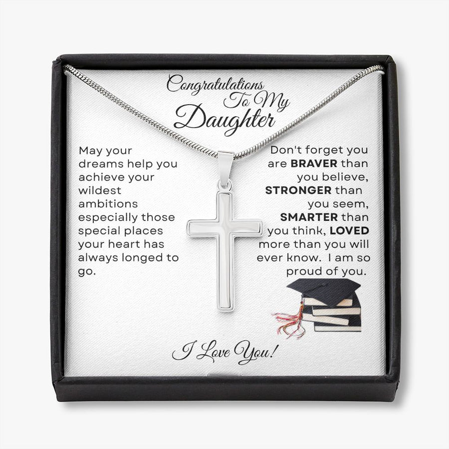 Graduation | Congratulations (Cross Necklace)