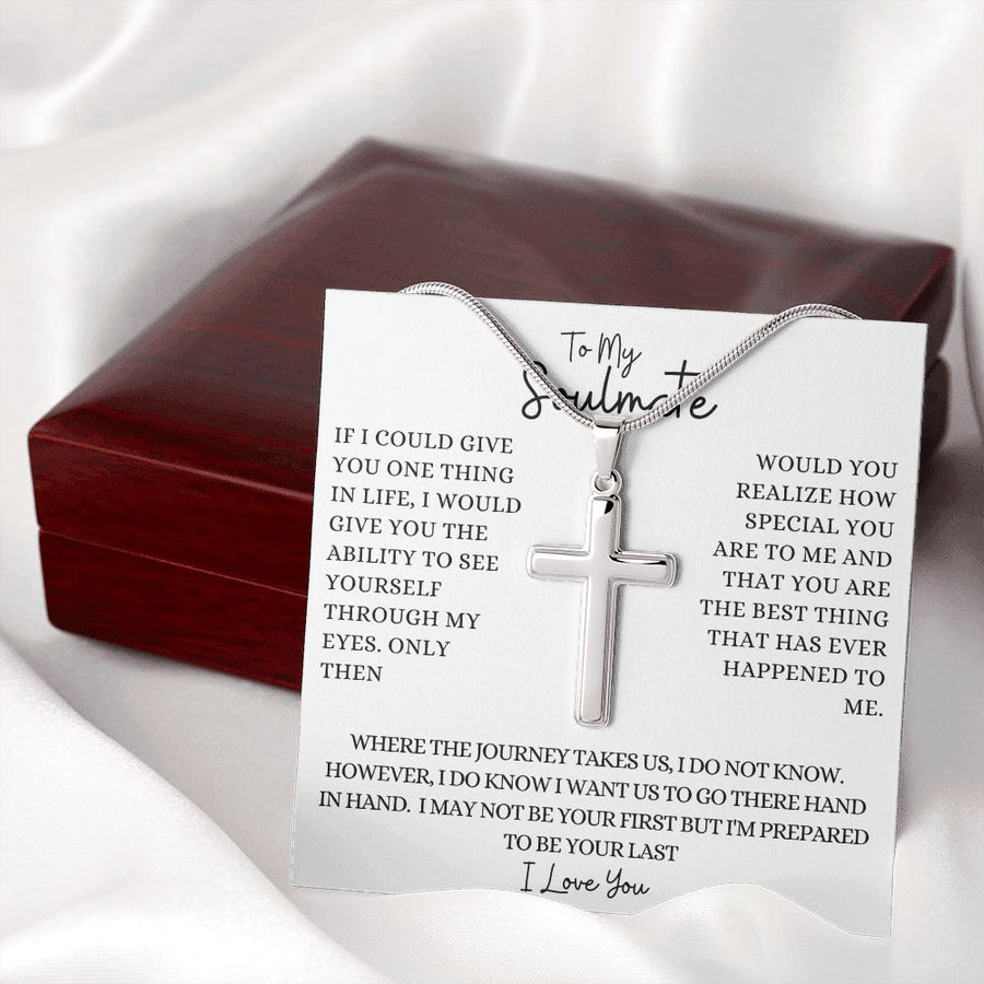 Soulmate | The Journey (Stainless Steel Cross Necklace)