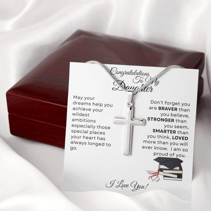 Graduation | Congratulations (Cross Necklace)