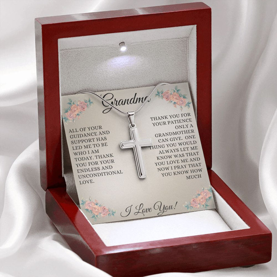 Grandmother | Thank you ( Cross Necklace)