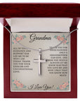 Grandmother | Thank you ( Cross Necklace)