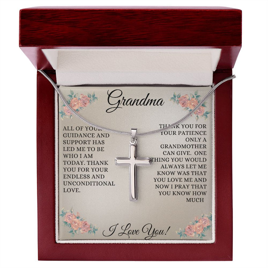 Grandmother | Thank you ( Cross Necklace)