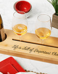 Personalized A Couple of Forevers Wine Tray